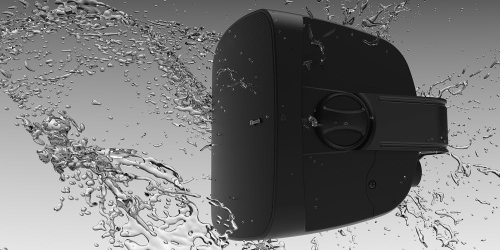Klipsch PSM 650 T With Water Splashing On It 2000x1000